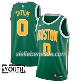 Kinder NBA Boston Celtics Trikot Jayson Tatum 0 2018-19 Nike Grün Swingman